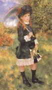 Pierre-Auguste Renoir, Young Girl with a Parasol